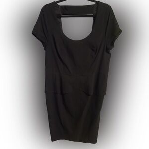 torrid Black Scoop-Neck Midi Dress